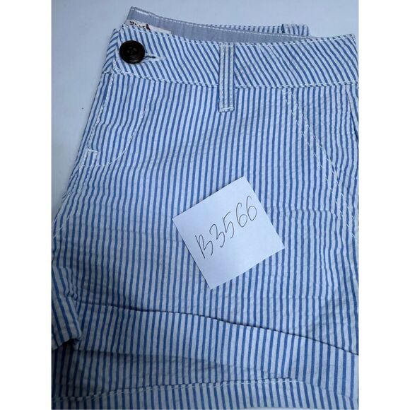 SO Women’s Navy White Stripe Cotton Shorts Size 3 - Picture 8 of 8